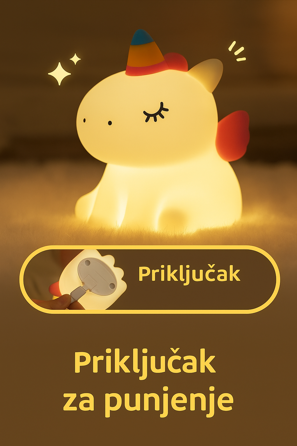 Čarobna Noćna svjetiljka u obliku jednoroga™